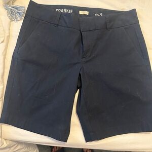 J. Crew Dark Navy Tailored Bermuda Shorts